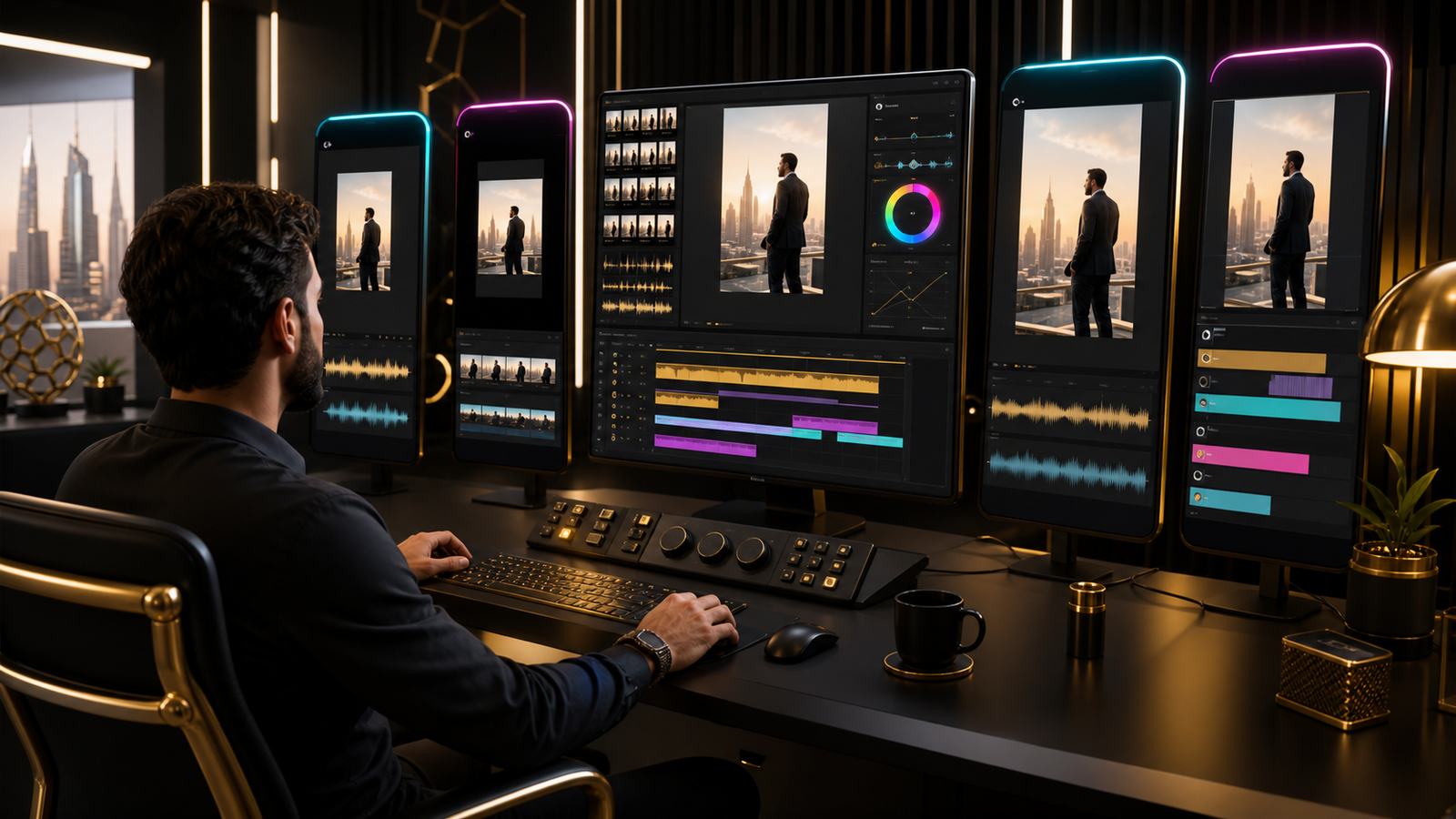 Social media video editing for Reels TikToks Shorts and ads